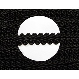 Großhandel für Schneiderbedarf 2 m Trimming Black 10 mm