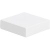 Atlas Homewares A833-WG Successi Thin Square Knob, 1.34-Inch, White Gloss