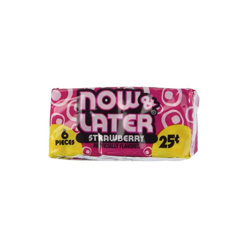 Now and Later Strawberry -6pc (24 pack)