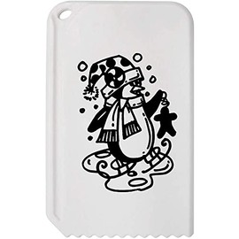 Azeeda 'Ice Skating Penguin' Plastic Ice Scraper (IC00027940)