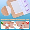 OUJEALEE Silicone Foam Dressing with Border - 5 Pack (5"