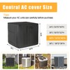 Winter Air Conditioner Covers for Outside Units, 32"W x 32"D