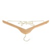 Wedding Hanger Anti Slip Wooden Clothes Hanger Iron Clothing Hanger