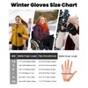 RIGWARL Winter Fingerless Gloves for Men Women, Convertible Mittens Flip