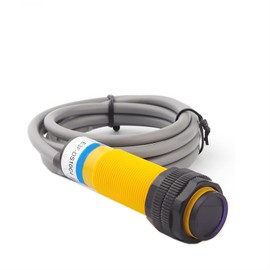 NFRFK Photoelectric Switch Diffuse Reflection Infrared Sensor Proximity Switch E3F-DS10C4/B2/P1/P2/Y1/Y2 NPN PNP NO NC M18 0-10cm (Color : E3F-DS10Y1 AC NO, Size : 1PCS)