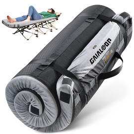 Gaialoop 4 INCH Thick Foam Camping Mattress [Car/Tent/Cot] 30D Foam Portable Floor Sleeping Mat Cot Pad Roll Up Mattress for Guests Sleepovers RV Truck Camper
