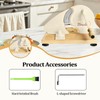 Brvclon Manual Bread Slicer for Homemade Sourdough,Adjustable Thickness,Hand Crank Bread