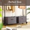 INSTY 2 Pack Shoe Organizer for Closet,Fits up to 32