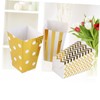 LABRIMP 36pcs Gold Popcorn Boxes Container Birthday Decorations for Boys