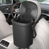 Garoopion Leakproof Car Trash Can, 1.9 Gallon Soft Silicone Hanging