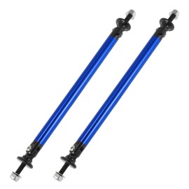 X AUTOHAUX 2pcs 150mm 5.91" Adjustable Car Bumper Splitter Support Rod Blue