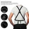 MAALIKPRO Leather Welding Work Apron with 9 Tool Pockets (Black)
