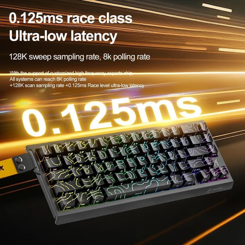 ATTACK SHARK X68 HE Wired Gaming Keyboard, Mechanical Keyboard, Computer
