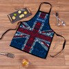 BRITISH MADE GIFTS Christmas Design Cooking Apron, Adult, Union Jack