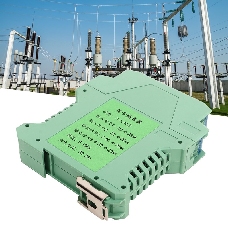 DC Signal Isolator 2 in 4 Out Current Transmitter 4‑20mA