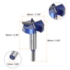 sourcing map Forstner Drill Bit 48mm (1-7/8") Tungsten Carbide 3