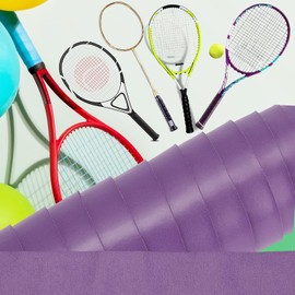 Empuñaduras Antideslizantes para Raquetas de Tenis y Bádminton Grip Raqueta Tenis Cinta Absorbente de Agarre Banda para el Sudor Material PU Premium Aplicable a Deportes