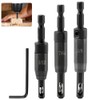 Self Centering Drill Bit Set for 1/4inch Clic-Change, 3pcs CC2430