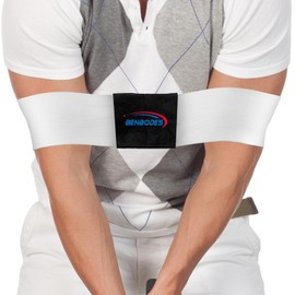 Golf Swing Training Aid - Muscle Memory & Connection Swing Corrector for Golfers, Arm & Elbow Posture Trainer for Right/Left Handed Beginners, Golf Trainer Arm Band for Indoor/Outdoor Club Practice