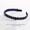 Women's Crystal Beaded Headband Hair Accessories Elegant Rhinestone Hair Band