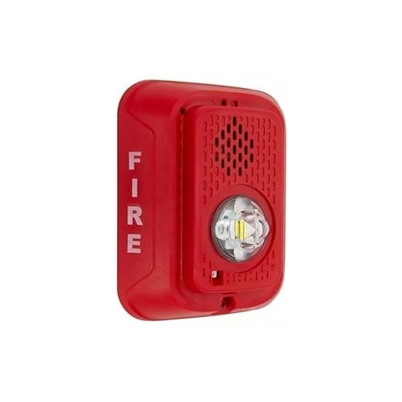 System Sensor P2RLED L-Series Indoor 2-Wire LED Horn Strobe, Wall-Mount,