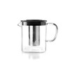 IBILI - Cooker with Filter Square, 1 Litre, Borosilicate Glass