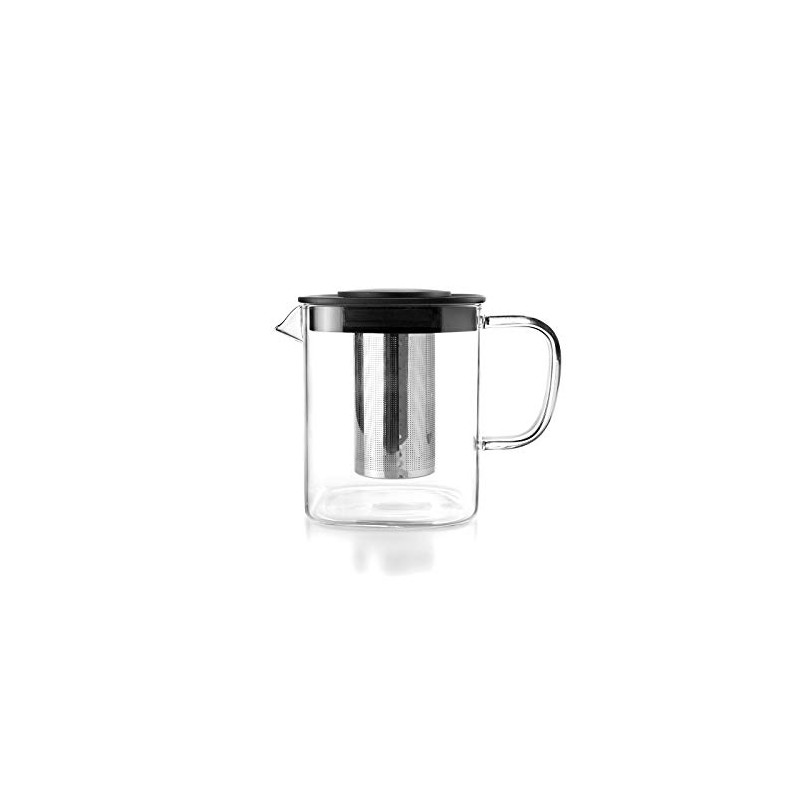 IBILI - Cooker with Filter Square, 1 Litre, Borosilicate Glass