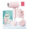 FeeKaa Foldable High Speed Kids Hair Dryer 100 Million Negative