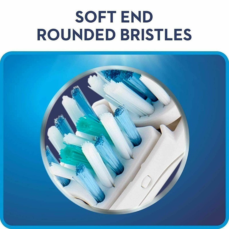 4 Pcs Sensitive Toothbrush Dual Clean Replacements Attachments Brush Heads