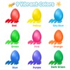 9-Colour Egg Shaped Crayons, Plam Grip Washable Paint Crayons for