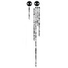 OHE 67112 Instant Magic Brush, Hard, Blue, Approx. Height 6.7