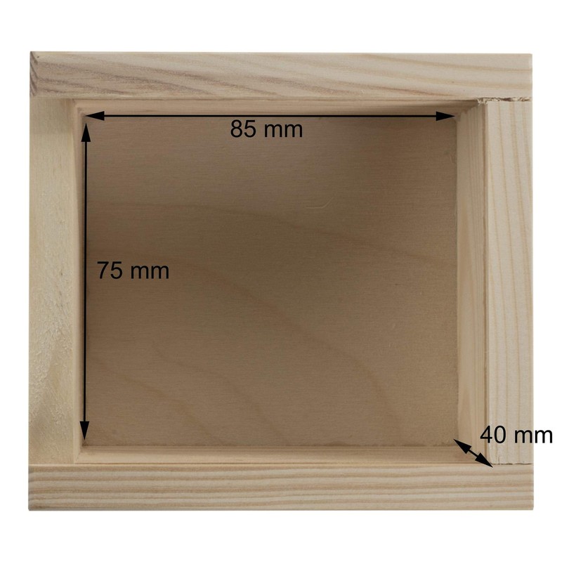 WooDeeDoo Small Wooden Decorative Sliding Lid Box | 10.5 x