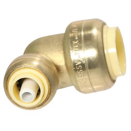 XFITTING Push Fit 1/2 Inch x 1/4 Inch Push Fit Elbow, Reducing Elbow, 28-6-5=5XX, 5 Pieces