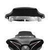 Black 7" Windshield Windscreen Compatible for Harley Davidson Touring Electra