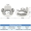 LZQ Children's Toilet Seat Toilet Attachment for Children 1-8 Years,