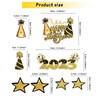 Happy New Year Cupcake Toppers Midnight Star Cupcake Picks