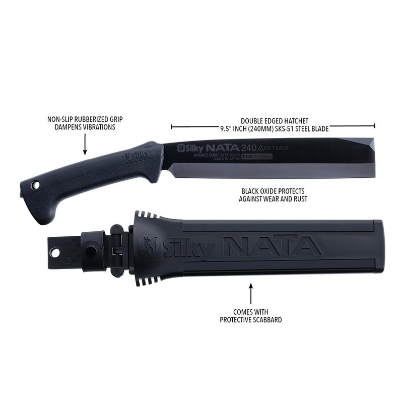 Silky NATA Hatchet Outback Edition 240mm (756-24)