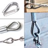 15 Piece Rope Clamp 4 mm Set Stainless Steel M4