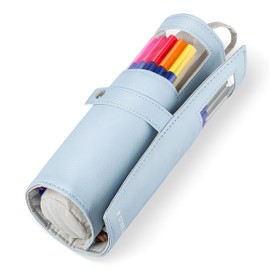 STAEDTLER Triplus Color 323 Felt Tip Pens 323, Triangular, Sturdy, Impression-proof Tip, Approx. 1 mm, Made of 97% Recyclate, Made in Germany, Set of 20 Brilliant Fibre-Tip Pens in a Rolling Case, 323