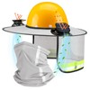 1 Set Sun Hard Hat Shade Full Brim Hard Hat