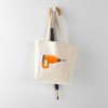 CafePress Power Drill Tote Bag Reusable Natural Beige Canvas Shopping