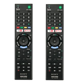 2pcs RMT-TX300E Replacement Remote Controls -VINABTY-fit for Sony Bravia TV Remote Control RMTTX300E 1-493-314-11 KD-43X720E KD-49XE8396 KDL-50WF665 KDL-43WE755 KD-65XE709 6KD-5KD-55X720E