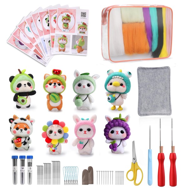 BAGERLA Needle Felting Kit for Beginner, Wool Felting Tool Kits