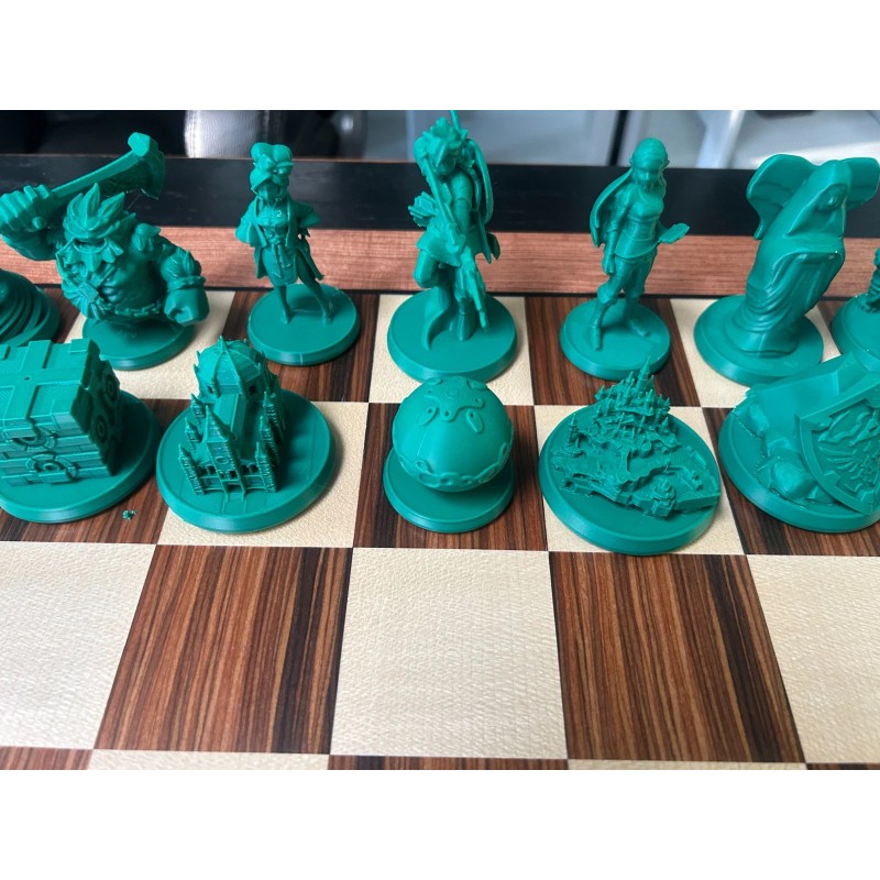 Zelda Chess Set 3D Print - Link vs Ganondorf