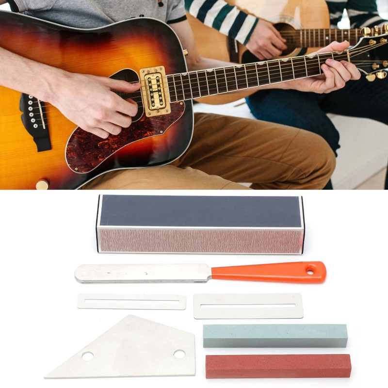 Guitar Luthier Tool Kit Professional Repair Accessories for Cleaning Polishing