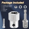 EVRBUL Upgraded Stainless Steel Top Wind Trailer Jack Crank Handle