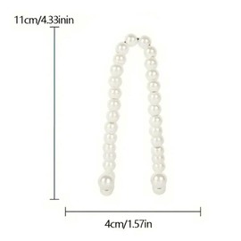 zaoalife 2Pcs Multifunctional Car Seat Headrest Hooks, Pearl Car Hangers Organizer Hook, Car Headrest Hanger Car Interior Accessories