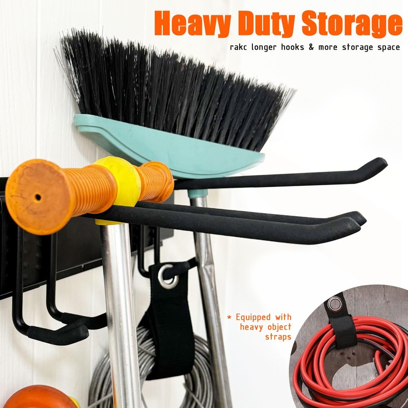 FNFAI Garage Wall Organizer, 48 Inch Garage Storage Rack Garden