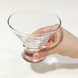 ADERIA B6732 AX Mini Dessert Glass, 6.3 fl oz (210 ml), Set of 6, Made in Japan, Cup, Wedding, Celebration, Beer, Stylish, Popular, Ranking Glass, Sake, Birthday, Women, Tumbler, Men's, Retirement,