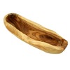 D, O.M. Bread Bowl Approximately 30 cm from Olive Wood